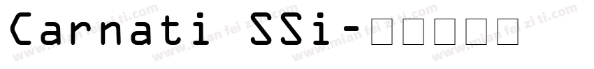 Carnati SSi字体转换